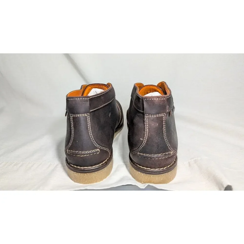 Wolverine Mens Julian‎ Plain Chukka Boot 7M Dark Brown Lace Up Performance Shoes